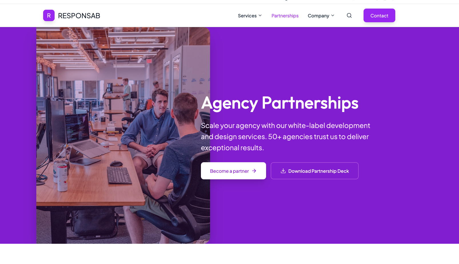 Healthcare partner modernization case study visual